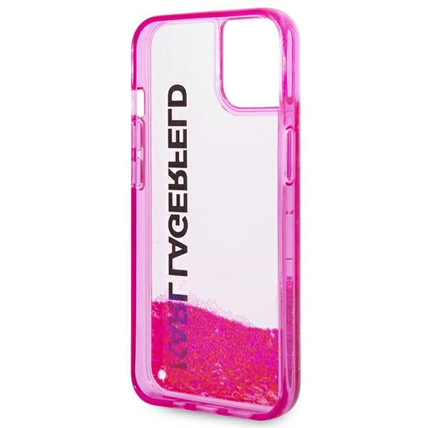 Karl Lagerfeld KLHCP14SLCKVF iPhone 14 6,1" różowy/pink hardcase Liquid Glitter Elongeng