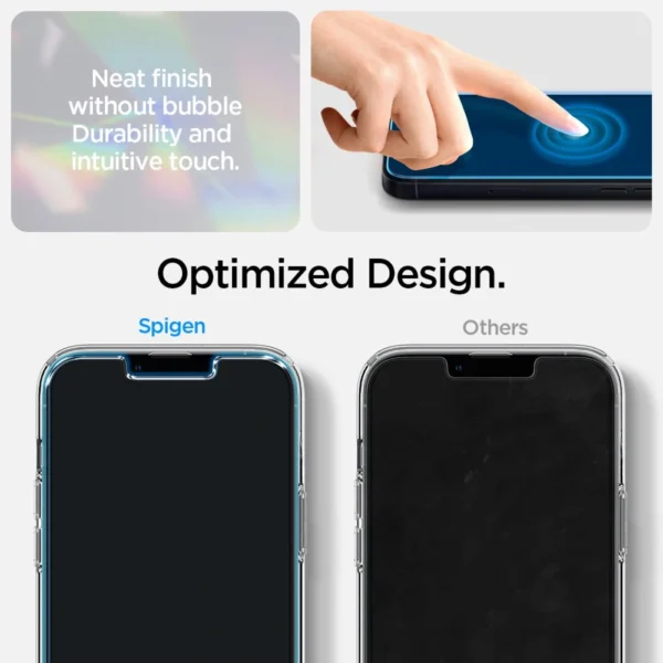 Spigen Crystal Case and Tempered Glass Set for iPhone 14 Plus - Cleareng