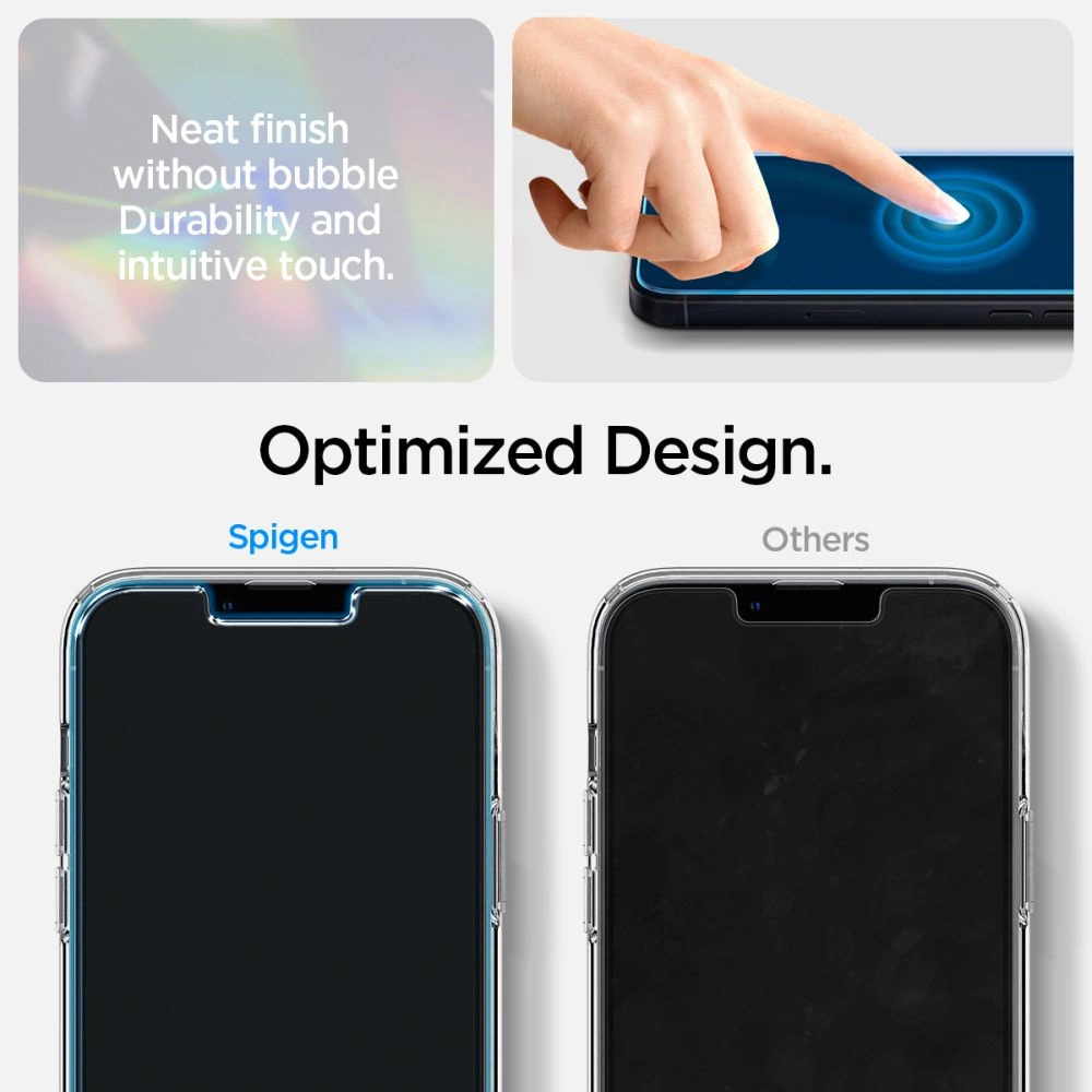 Spigen Crystal Case and Tempered Glass Set for iPhone 14 Plus - Cleareng