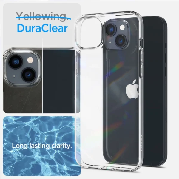 Spigen Crystal Case and Tempered Glass Set for iPhone 14 Plus - Cleareng