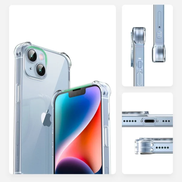 Ugreen Gel Bright Cushion Protective Case for iPhone 14 Plus Transparent (LP602)eng