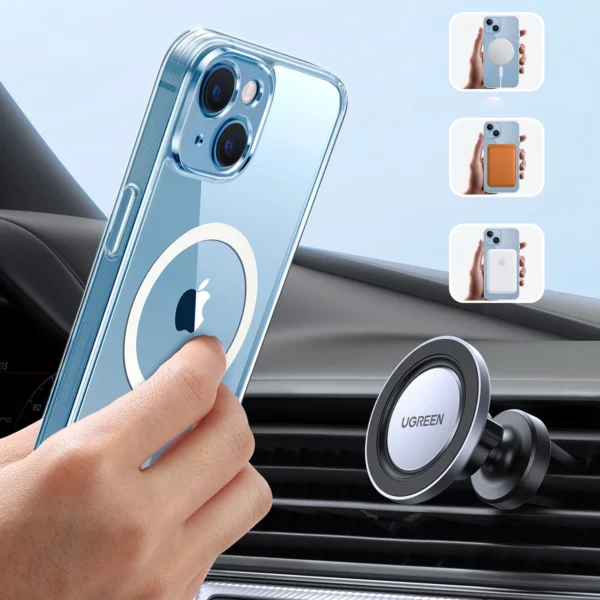 Ugreen LP642 Classy Clear Magnetic Protective Case Magnetic Gel Case for iPhone 14 Plus transparent (MagSafe compatible) (90935)eng