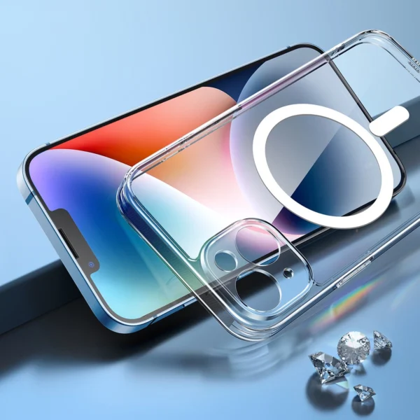 Ugreen LP642 Classy Clear Magnetic Protective Case Magnetic Gel Case for iPhone 14 Plus transparent (MagSafe compatible) (90935)eng