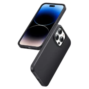 Ugreen LP627 Silky Silicone Protective Case Rubber Flexible Silicone Phone Case for iPhone 14 Pro Black (90921)eng