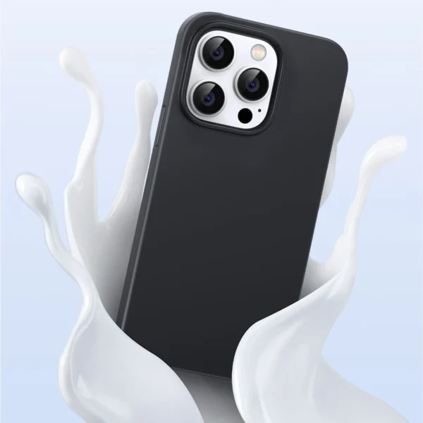 Ugreen LP627 Silky Silicone Protective Case Rubber Flexible Silicone Phone Case for iPhone 14 Pro Black (90921)eng