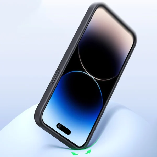 Ugreen LP627 Silky Silicone Protective Case Rubber Flexible Silicone Phone Case for iPhone 14 Pro Black (90921)eng