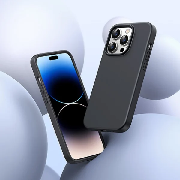 Ugreen LP627 Silky Silicone Protective Case Rubber Flexible Silicone Phone Case for iPhone 14 Pro Black (90921)eng