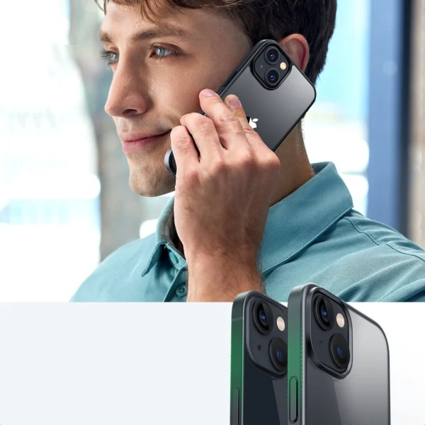 Ugreen LP633 Kickstand Protective Case Hard Cover with Gel Frame and Built-in Stand for iPhone 14 (90924)eng