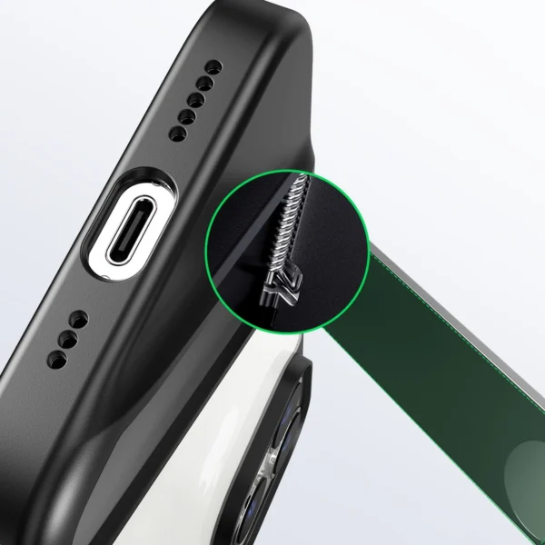 Ugreen LP635 Kickstand Protective Case Hard Cover with Gel Frame and Built-in Stand for iPhone 14 Pro Black (90926)eng