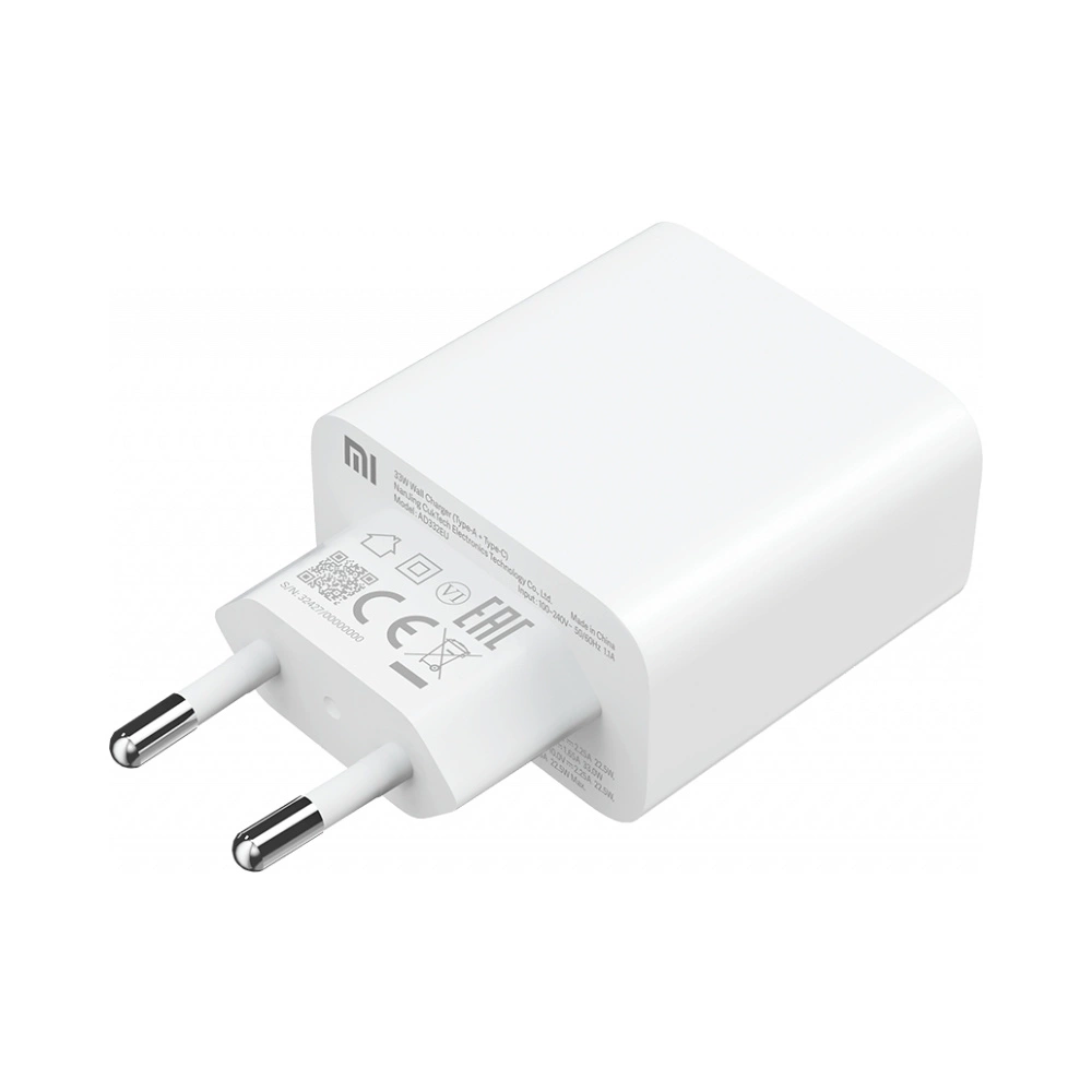 Xiaomi Travel Charger Combo fast charger USB-A / USB-C 33W PD white (BHR4996GL)eng