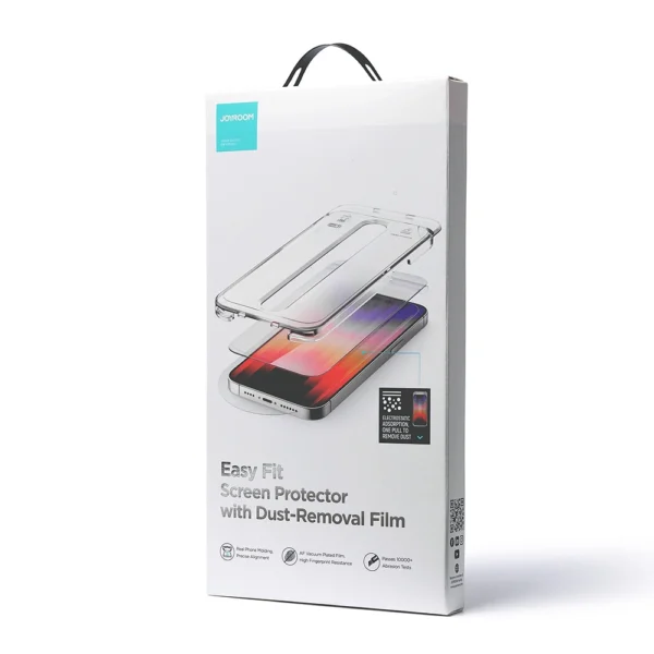 Joyroom Easy Fit Full Screen tempered glass with mounting rack for iPhone 14 Plus (6.7 ") (JR-DH11)eng