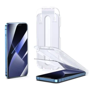 Joyroom Easy Fit Full Screen tempered glass with mounting rack for iPhone 14 Plus (6.7 ") (JR-DH11)eng