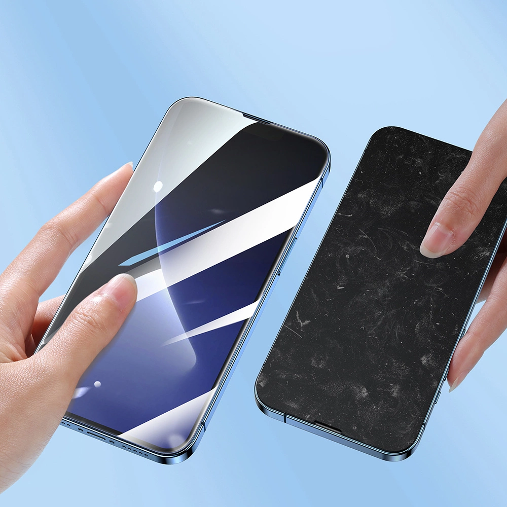 Joyroom Easy Fit Full Screen tempered glass with mounting rack for iPhone 14 Plus (6.7 ") (JR-DH11)eng