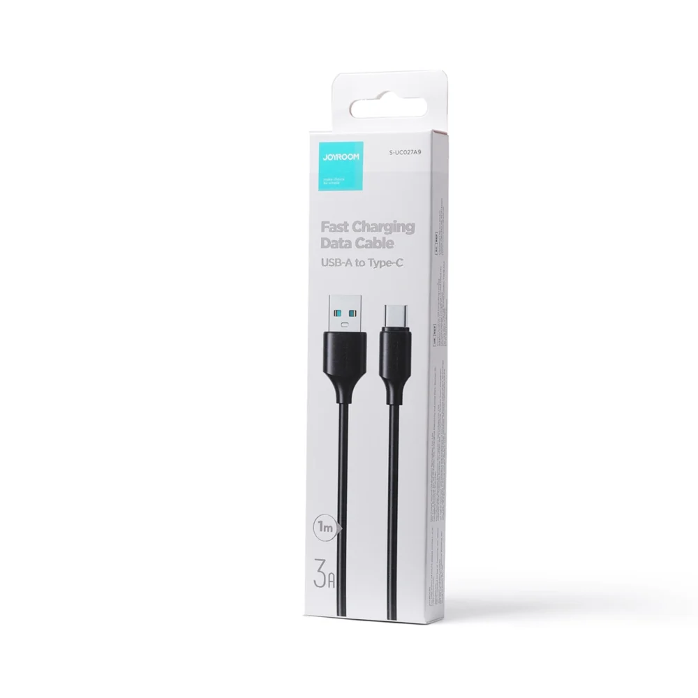 Joyroom Long-Lasting Series A9 USB-A / USB-C 3A cable 1m - blackeng