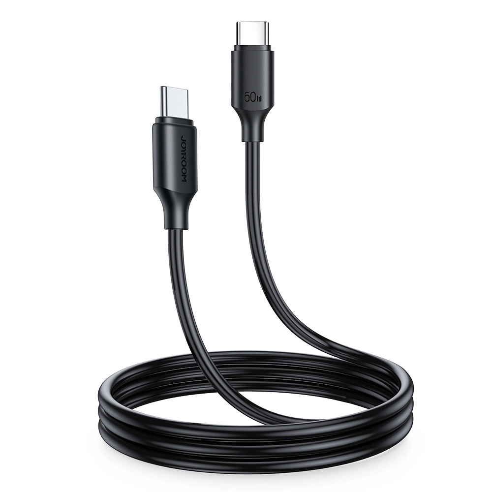 Joyroom Long-Lasting Series A9 USB-C / USB-C PD QC cable 60W 3A 1m - blackeng