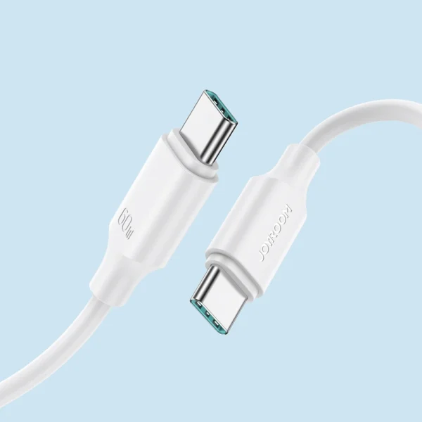 Joyroom Long-Lasting Series A9 USB-C / USB-C PD QC cable 60W 3A 1m - whiteeng