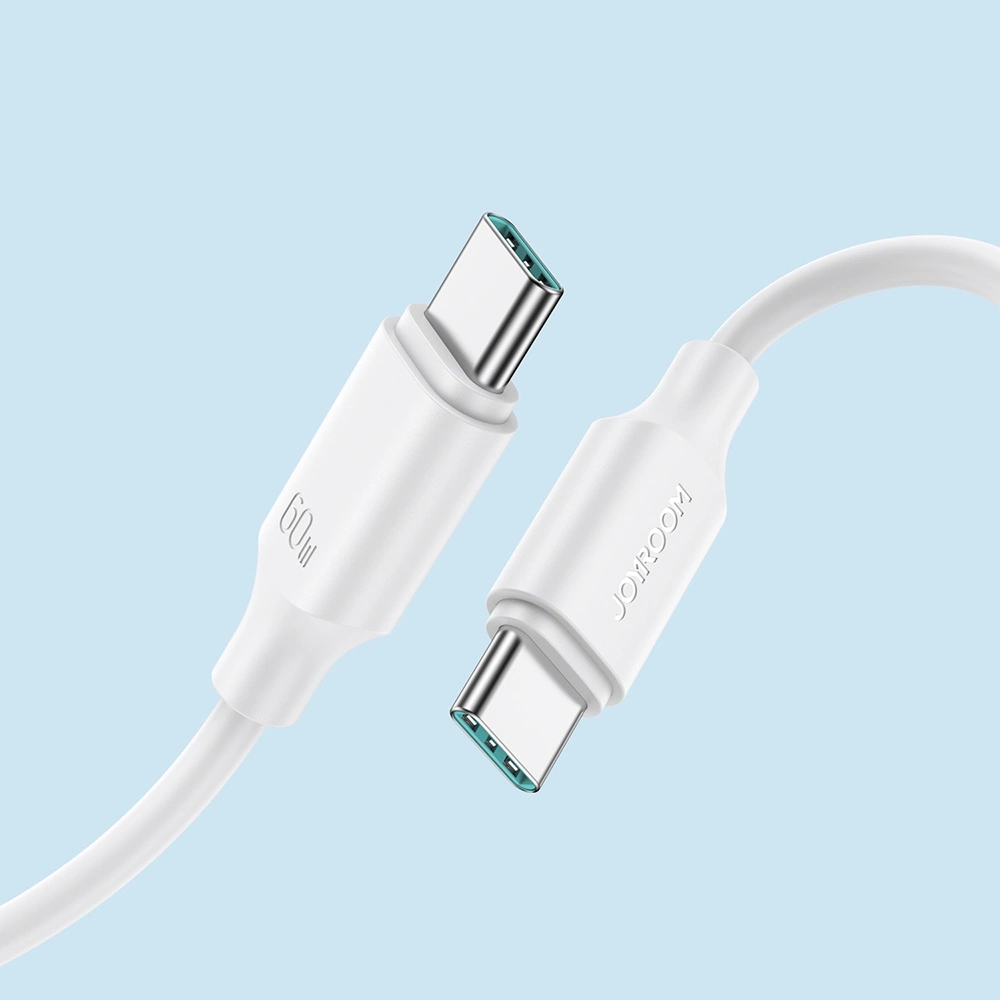 Joyroom Long-Lasting Series A9 USB-C / USB-C PD QC cable 60W 3A 1m - whiteeng