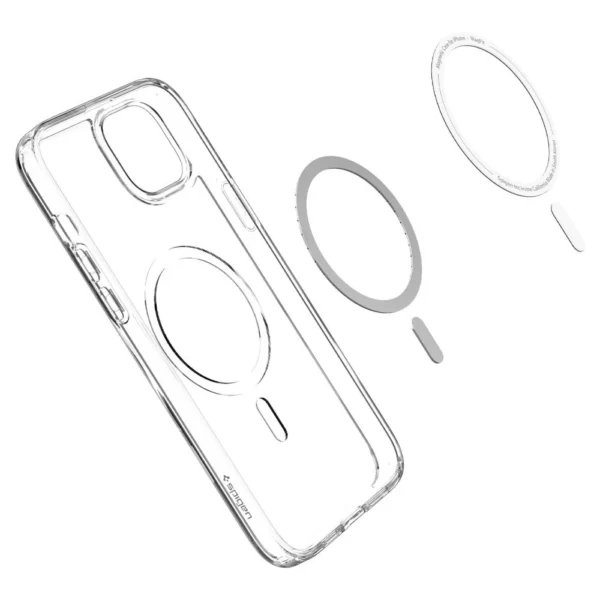 Spigen Ultra Hybrid Mag Case with MagSafe for iPhone 14 Plus - Clear Grayeng