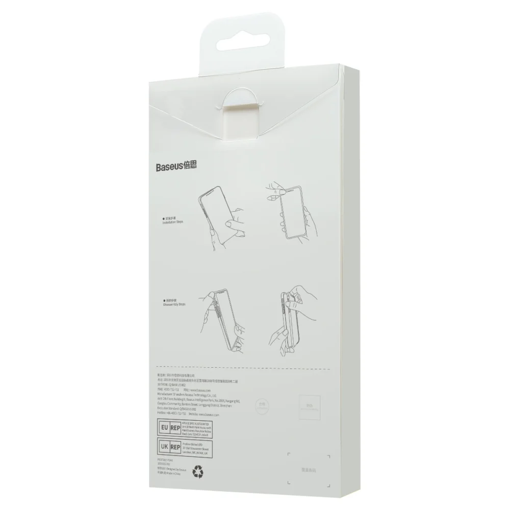 Baseus SuperCeramic Series Glass Case Glass Case for iPhone 13 Pro 6.1" 2021 + Cleaning Kiteng