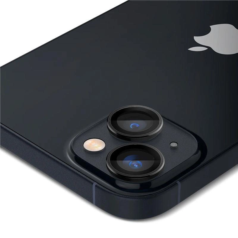 Spigen Glas.tR EZ Fit Optik Camera Protector for iPhone 14 / Plus / 15 / Plus - Black 2 pcs.eng