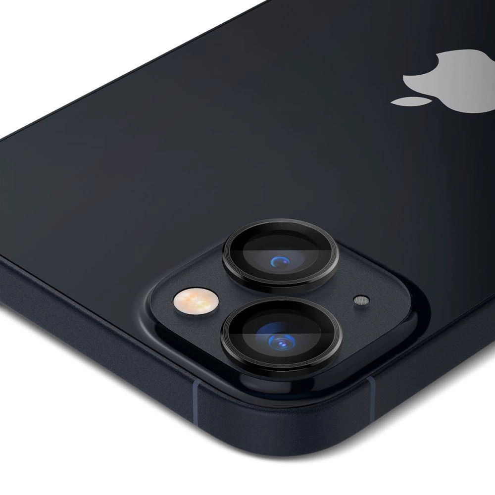 Spigen Glas.tR EZ Fit Optik Camera Protector for iPhone 14 / Plus / 15 / Plus - Black 2 pcs.eng