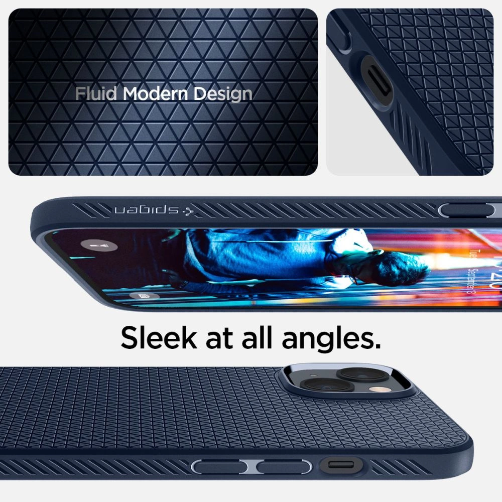 Spigen Liquid Air Case for iPhone 14 Plus - Blueeng