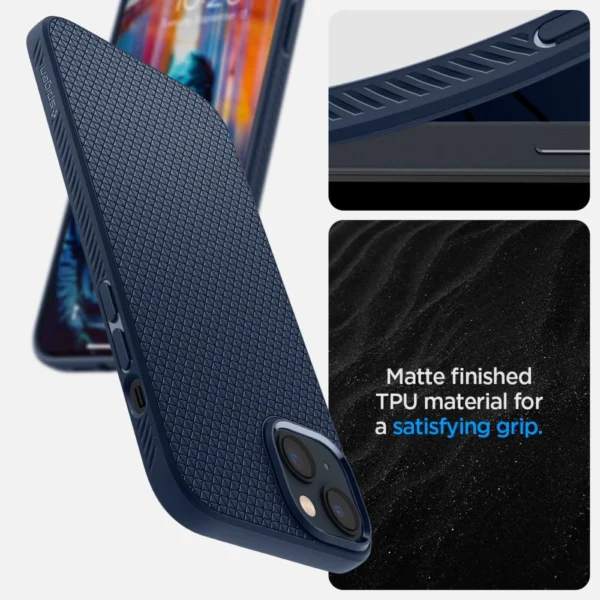 Spigen Liquid Air Case for iPhone 14 Plus - Blueeng