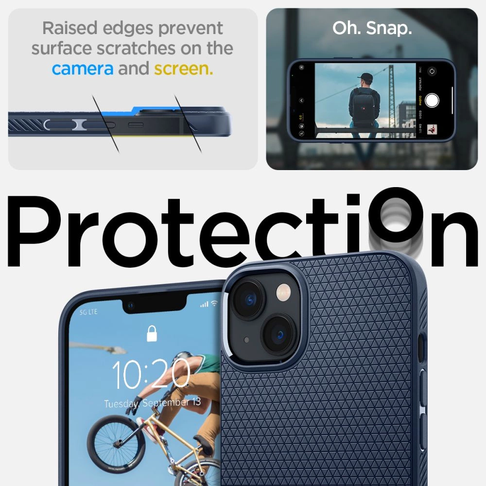 Spigen Liquid Air Case for iPhone 14 Plus - Blueeng