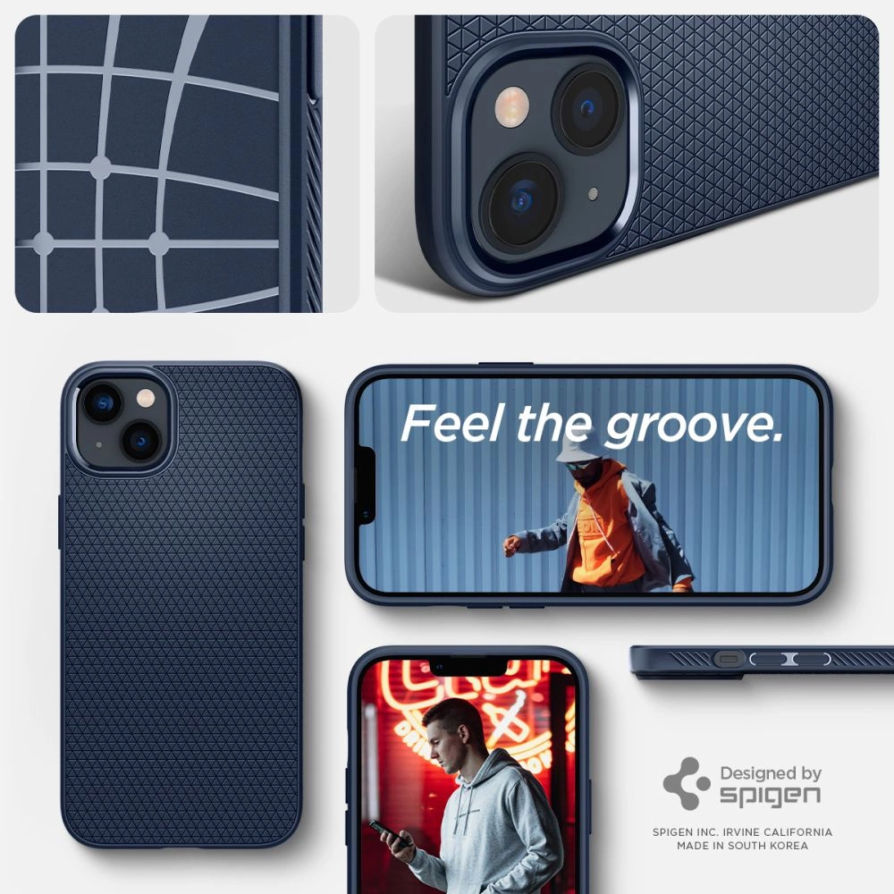 Spigen Liquid Air Case for iPhone 14 Plus - Blueeng