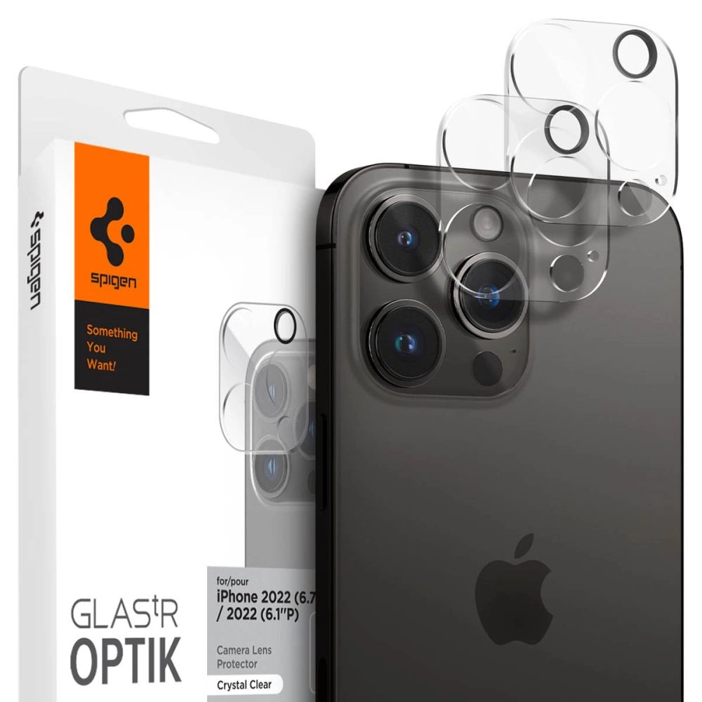 Spigen Optik.tR Camera Protector for iPhone 14 Pro / 14 Pro Max - Transparent 2 pcs.eng