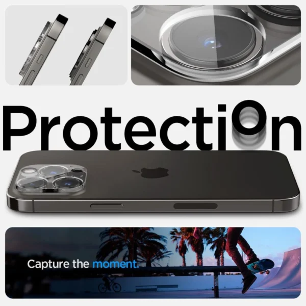 Spigen Optik.tR Camera Protector for iPhone 14 Pro / 14 Pro Max - Transparent 2 pcs.eng