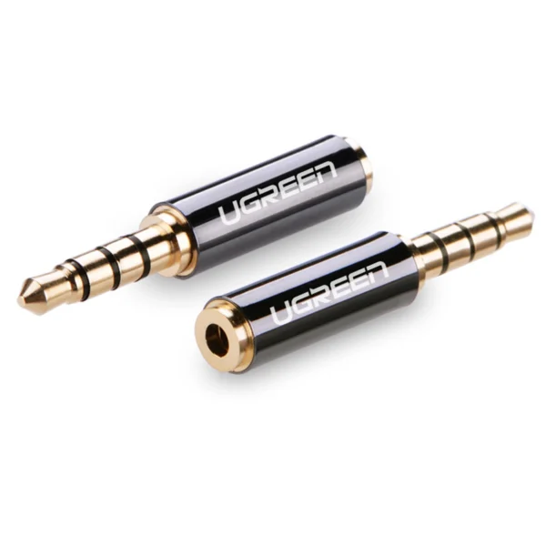 Ugreen audio adapter jack 3.5mm male to jack 2.5mm female black (20502)eng