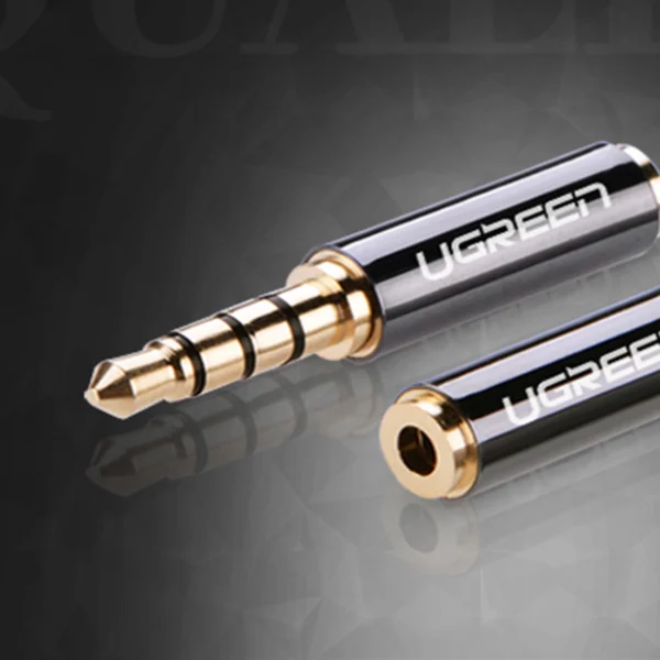 Ugreen audio adapter jack 3.5mm male to jack 2.5mm female black (20502)eng