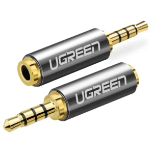 Ugreen audio adapter jack 2.5mm male to jack 3.5mm female black (20501)eng