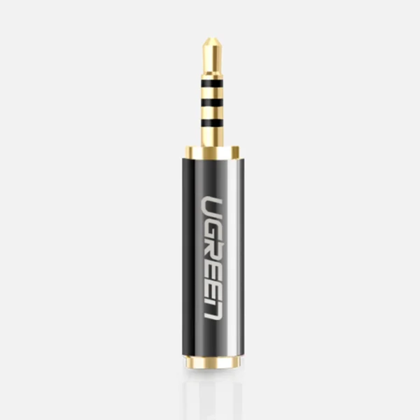 Ugreen audio adapter jack 2.5mm male to jack 3.5mm female black (20501)eng