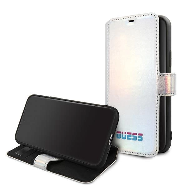 Guess Iridescent case for iPhone 11 Pro - silvereng