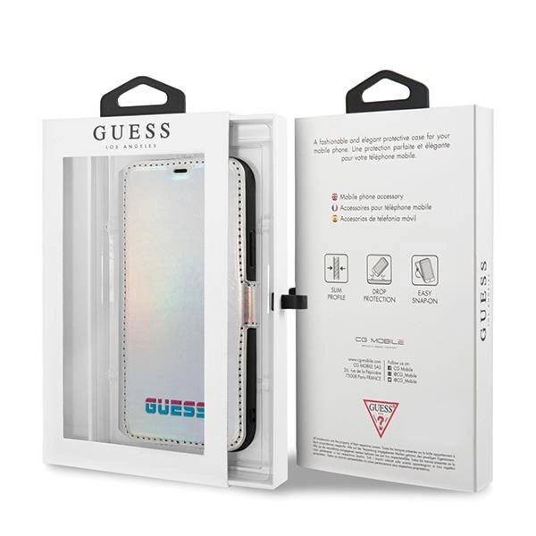 Guess Iridescent case for iPhone 11 Pro - silvereng