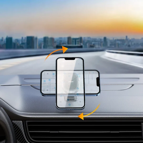 Joyroom magnetic phone holder for dashboard gray (JR-ZS311)eng