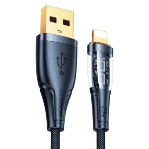 Joyroom Star-Cloud Series A3 USB-A / Lightning Cable 2.4A 1.2m with Smart Switch - Blackeng