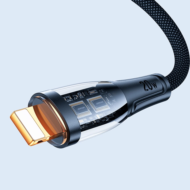 Joyroom Star-Cloud Series A3 USB-A / Lightning Cable 2.4A 1.2m with Smart Switch - Blackeng