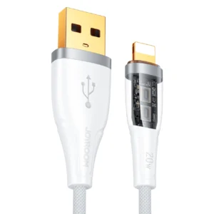 Joyroom Star-Cloud Series A3 USB-A / Lightning Cable 2.4A 1.2m with Smart Switch - Whiteeng