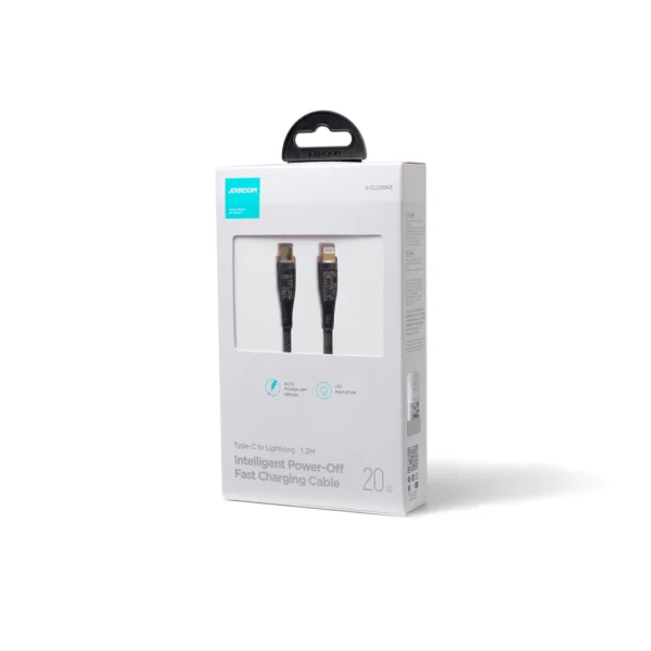 Joyroom Star-Cloud Series A3 USB-C / Lightning Cable 20W 1.2m with Smart Switch - Blackeng