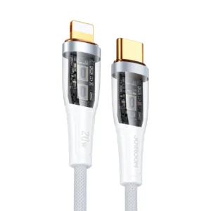 Joyroom Star-Cloud Series A3 USB-C / Lightning Cable 20W 1.2m with Smart Switch - Whiteeng