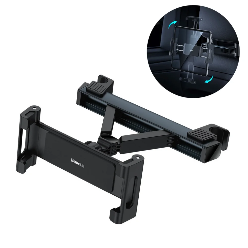 Baseus JoyRide Pro headrest car phone/tablet holder blackeng
