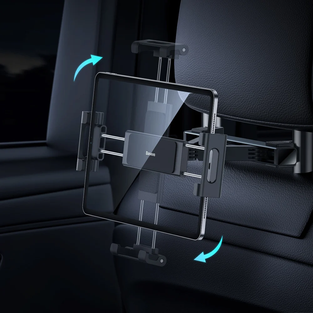 Baseus JoyRide Pro headrest car phone/tablet holder blackeng