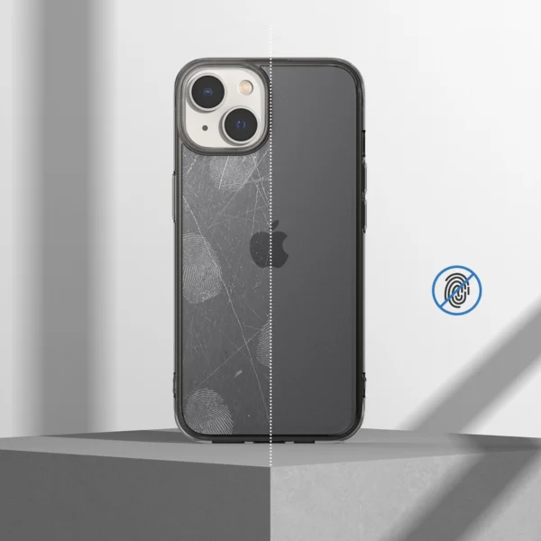 Ringke Fusion Matte case iPhone 14 Plus cover with a gel frame grayeng