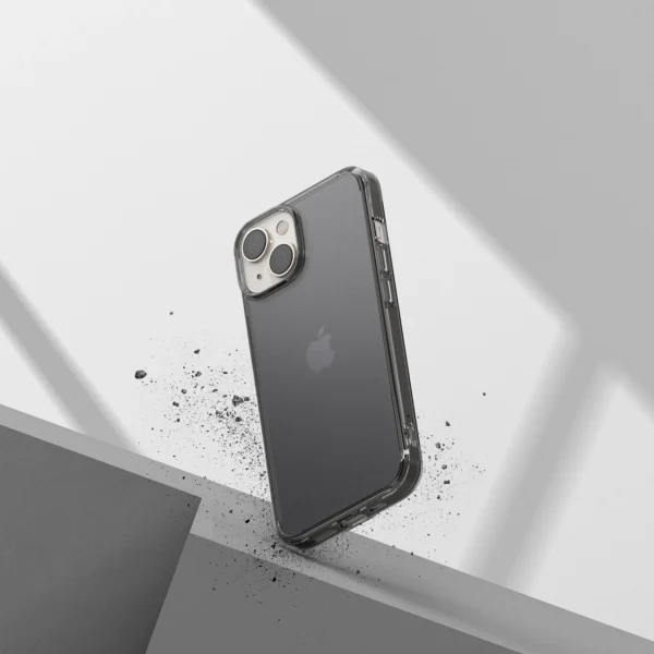 Ringke Fusion Matte case iPhone 14 Plus cover with a gel frame grayeng