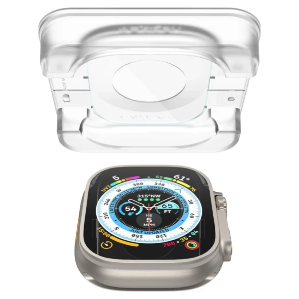 Spigen Glas.tR EZ Fit tempered glass for Apple Watch Ultra / Ultra 2 (49 mm) - 2 pcs.eng