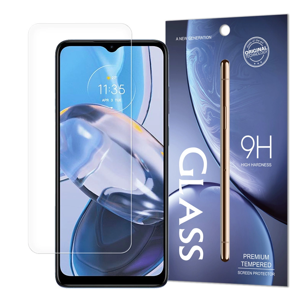 Tempered Glass Motorola Moto E22i / E22 hardness 9H (packaging - case)eng