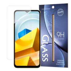 Tempered Glass Xiaomi Poco M5 tempered glass 9H hardness (packaging - envelope)eng